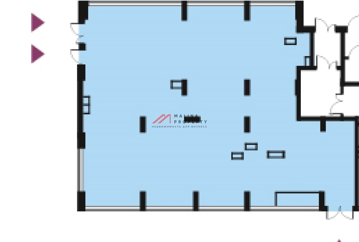 Аренда коммерческого помещения в ЖК "Новые Ватутинки. Заречный"