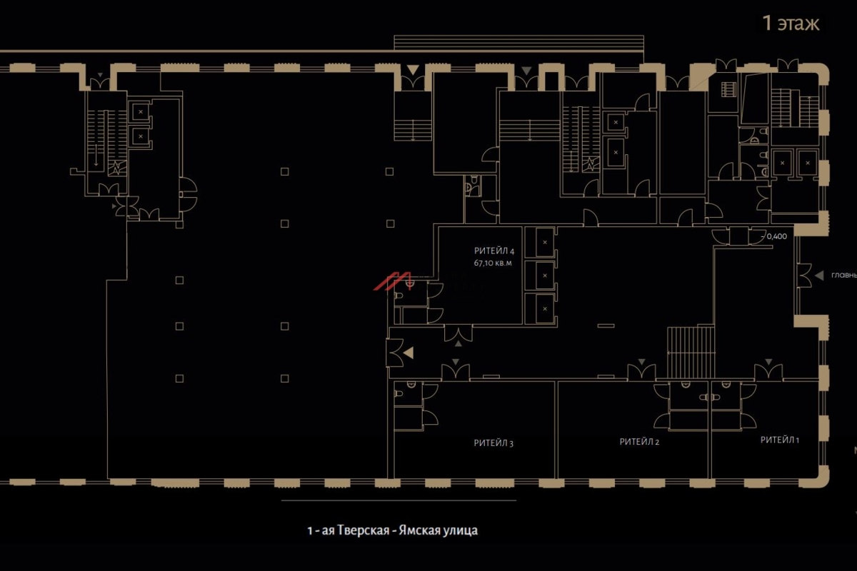 Продажа помещения в жилом комплексе "Vesper Tverskaya"
