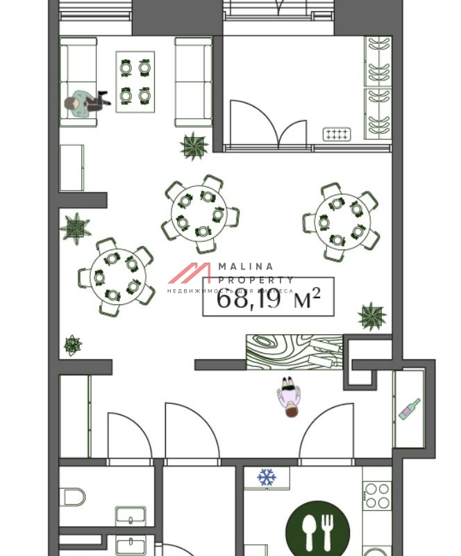Продажа помещения в ЖК "Преображенская площадь"