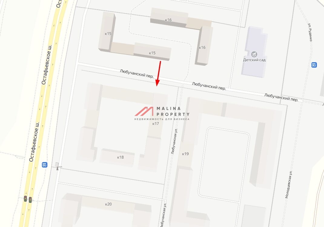 Продажа торгового помещения в ЖК "Остафьево"