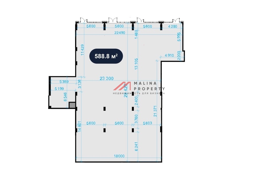 Аренда торгового помещения в жк "ART Portofino"