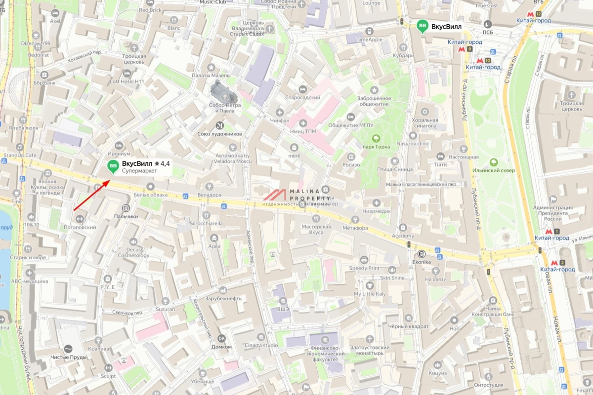 Аренда торгового помещения на Покровке