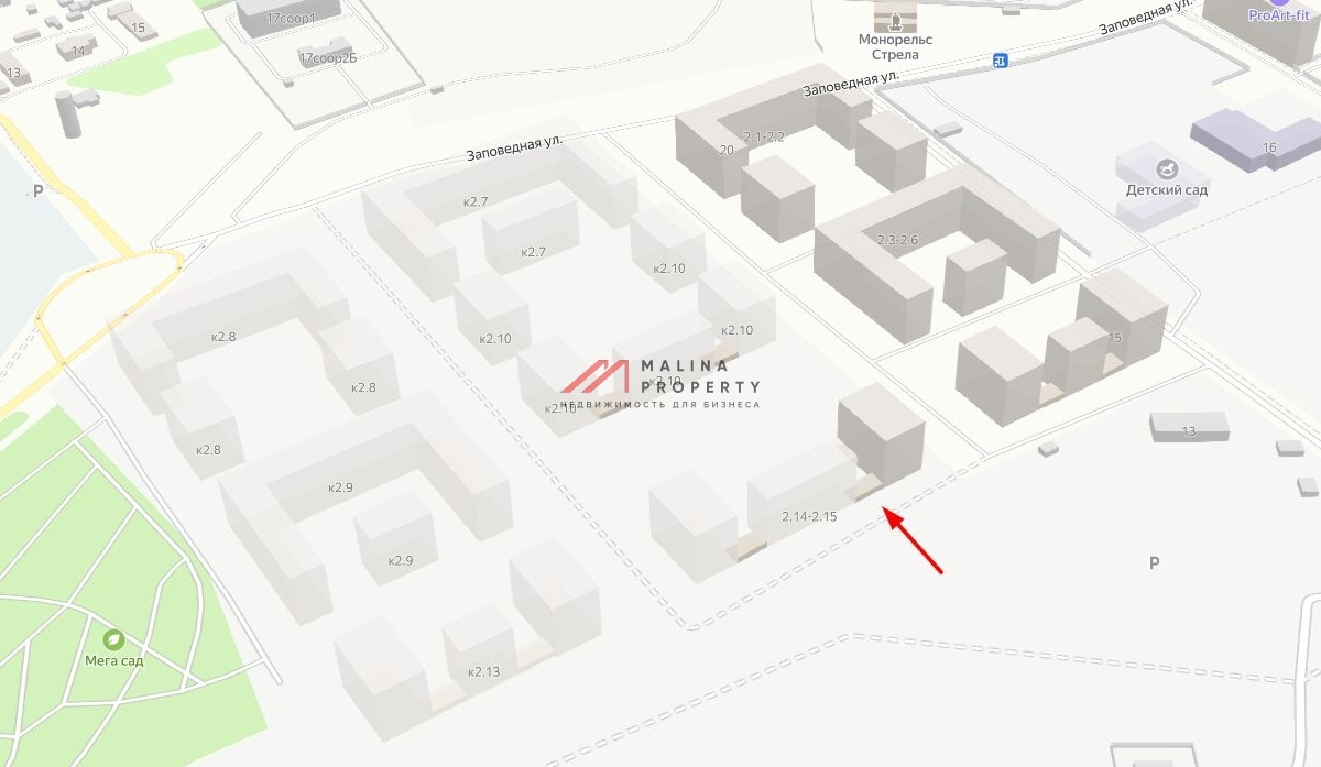 Аренда торгового помещения в ЖК Ильинские Луга