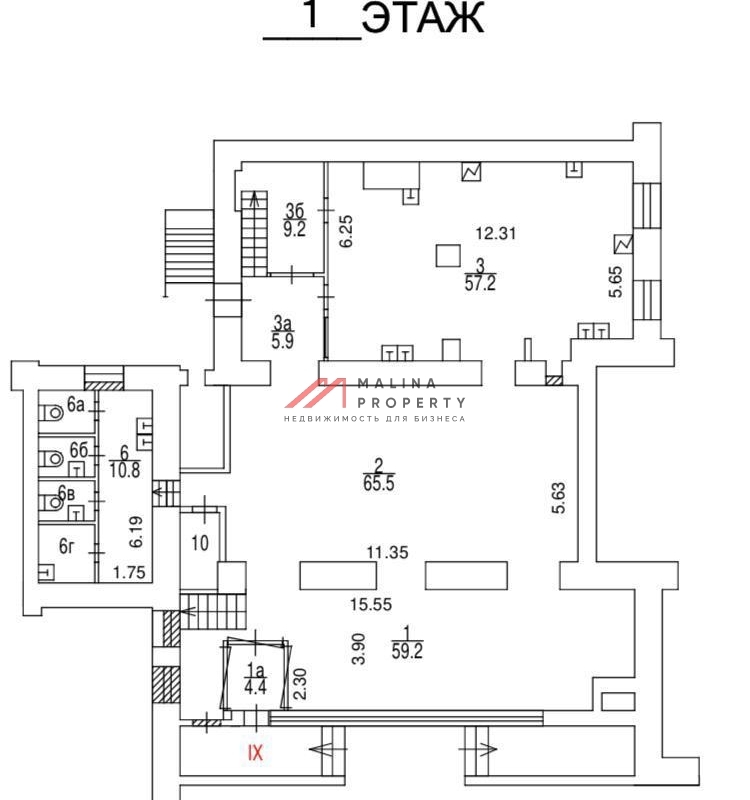 Продажа торгового помещения на Хамовническом Вале
