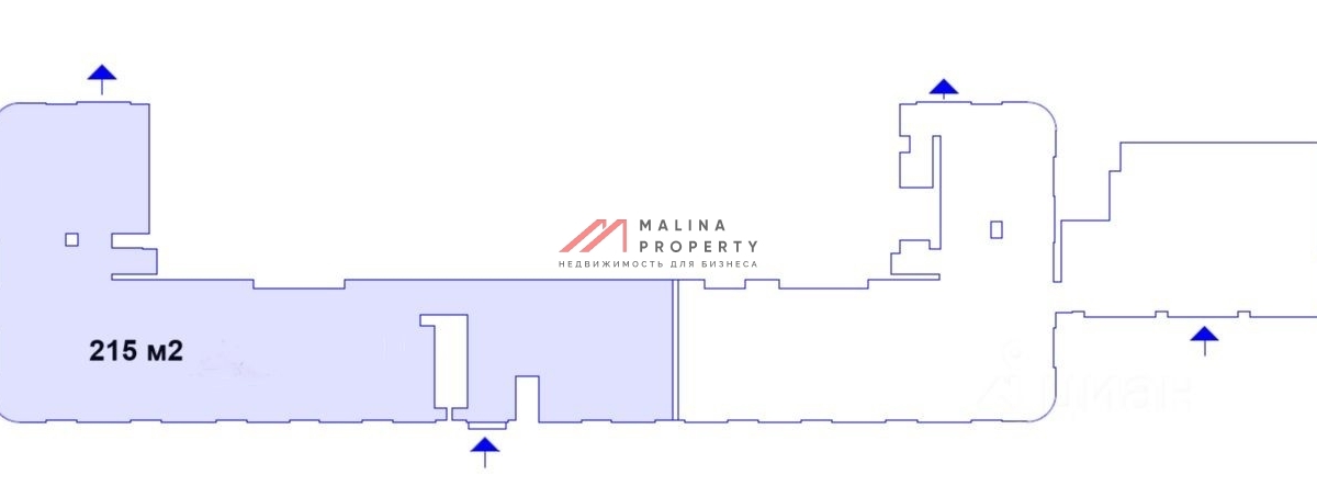 Аренда торгового помещения в ЖК "Левел Мичуринский" 