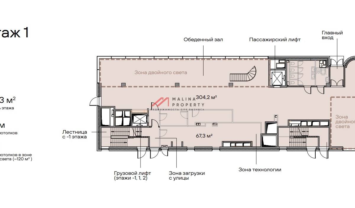 Продажа здания под ресторан в офисном квартале Stone Ходынка 1
