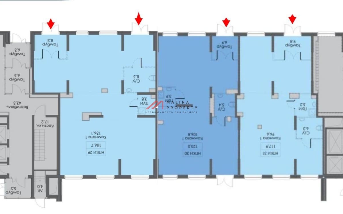 Продажа торгового помещения с супермаркетом "Пятерочка" 