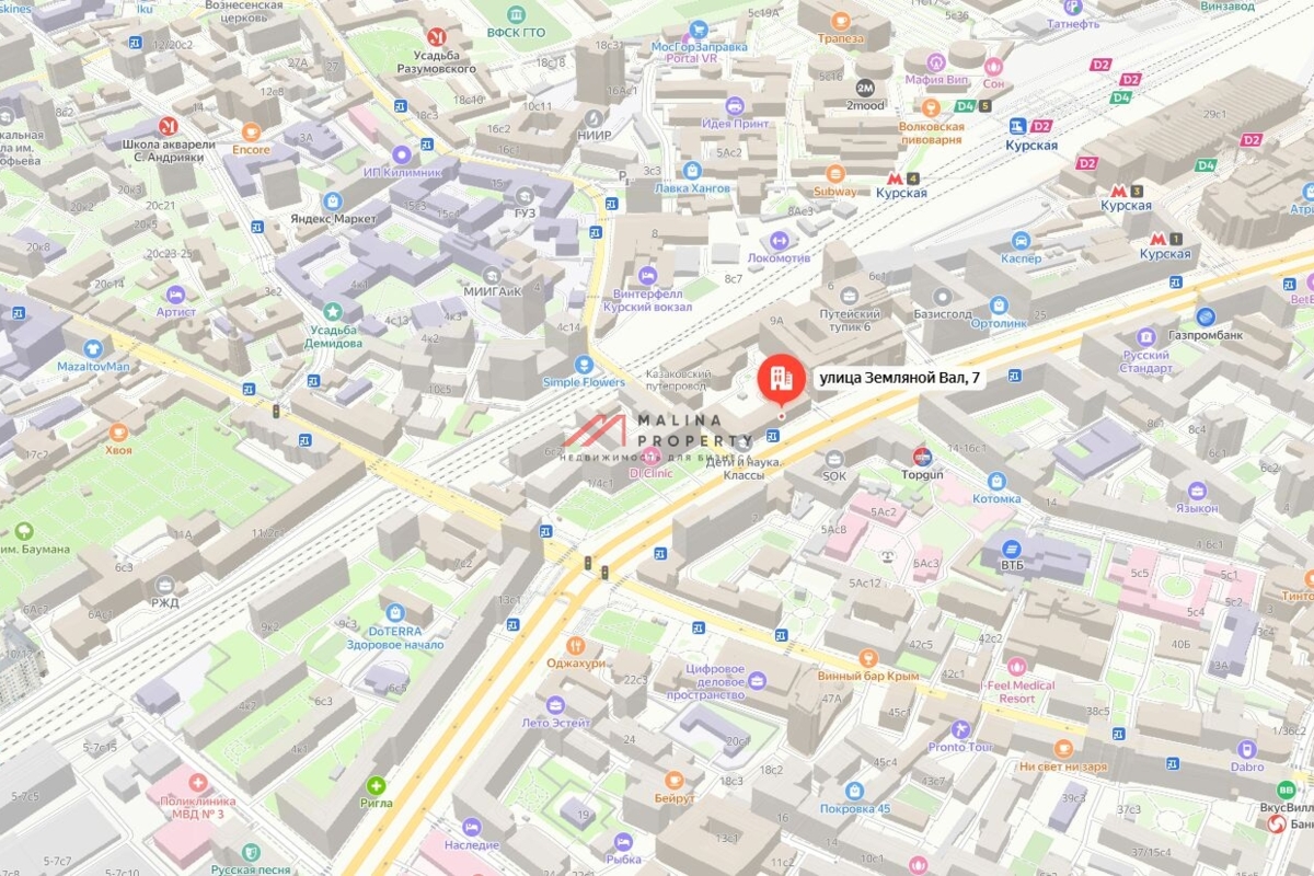 Продажа коммерческого помещения на Земляном Валу 