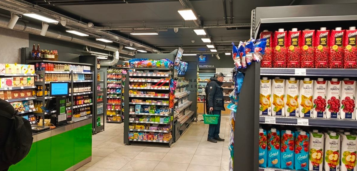 Продажа торгового помещения с магазином "Ярче" 