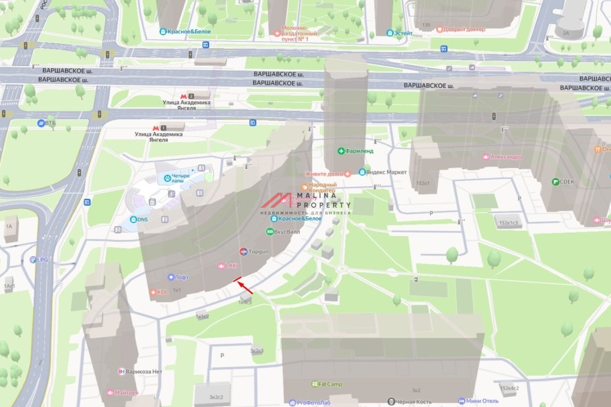 Продажа помещения с арендаторами возле метро