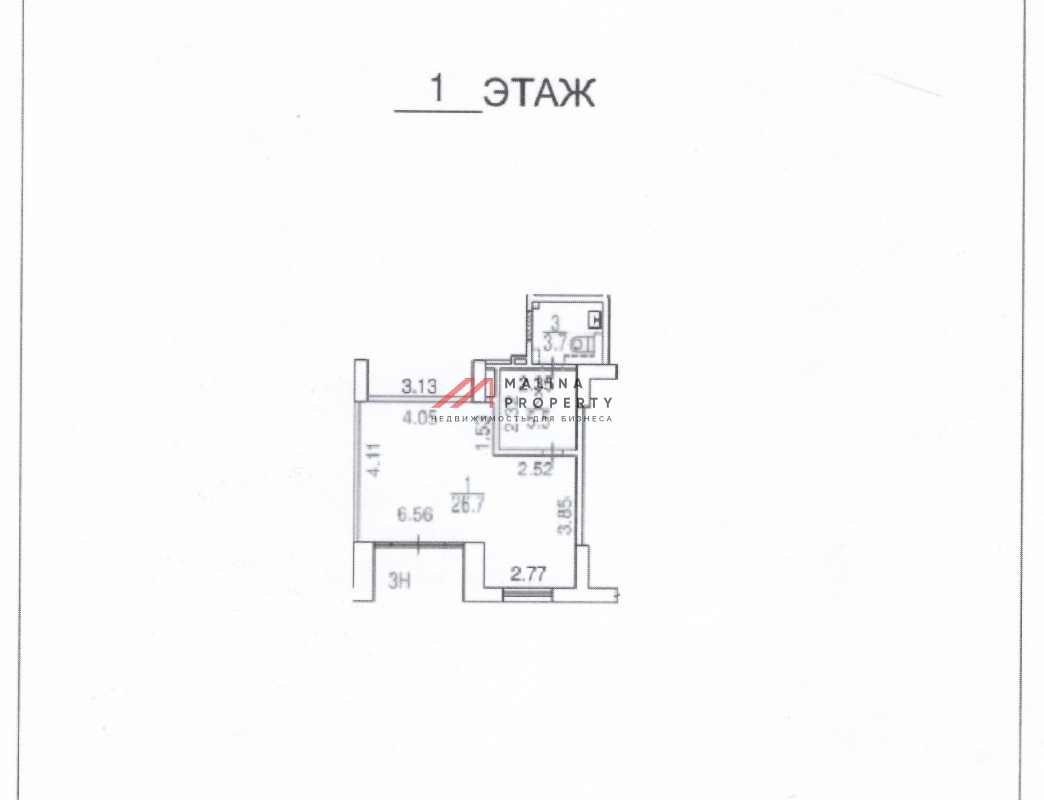 Продажа торгового помещения в ЖК "Лучи" 