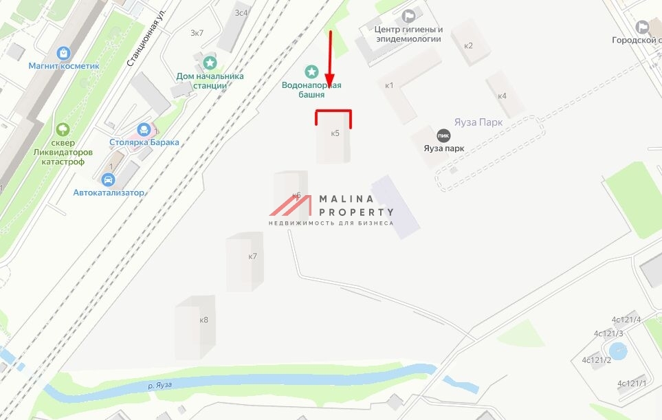 Продажа торгового помещения в ЖК "Яуза парк" 