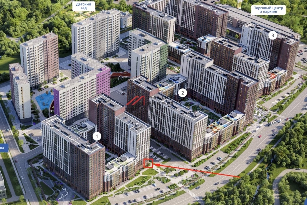 Продажа торгового помещения с арендатором аптека в ЖК "1-й Ясеневский" 