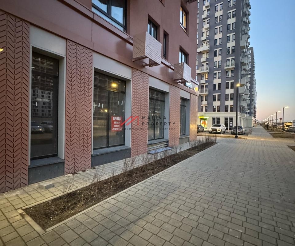 Аренда торгового помещения в ЖК "Горки парк" 