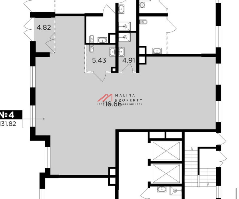 Аренда торгового помещения в ЖК "Одингрaд. Квapтал Ceмeйный"