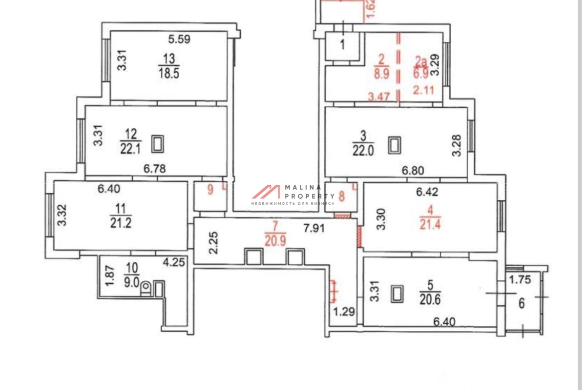 Продажа помещения с арендатором Самокат 