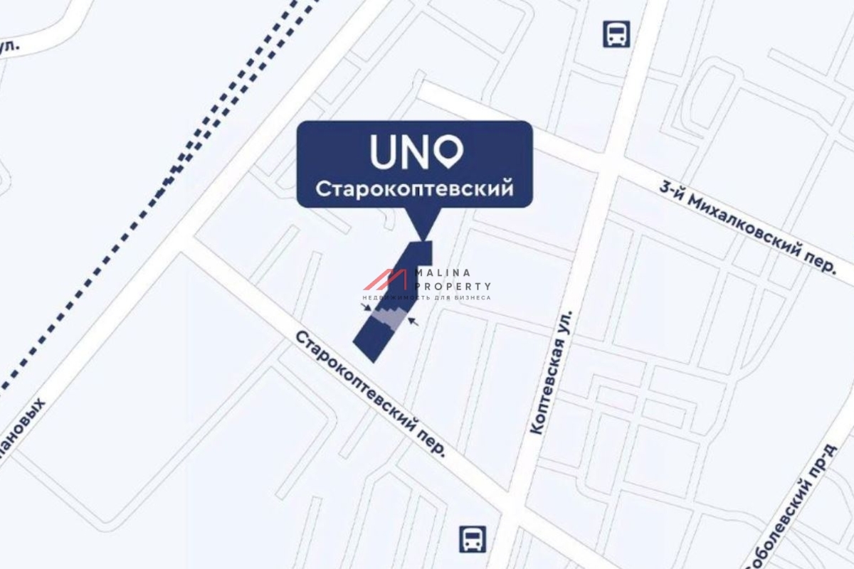 Продажа помещения в ЖК UNO Старокоптевский