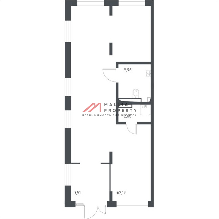Продажа торгового помещения в ЖК "Алхимово"