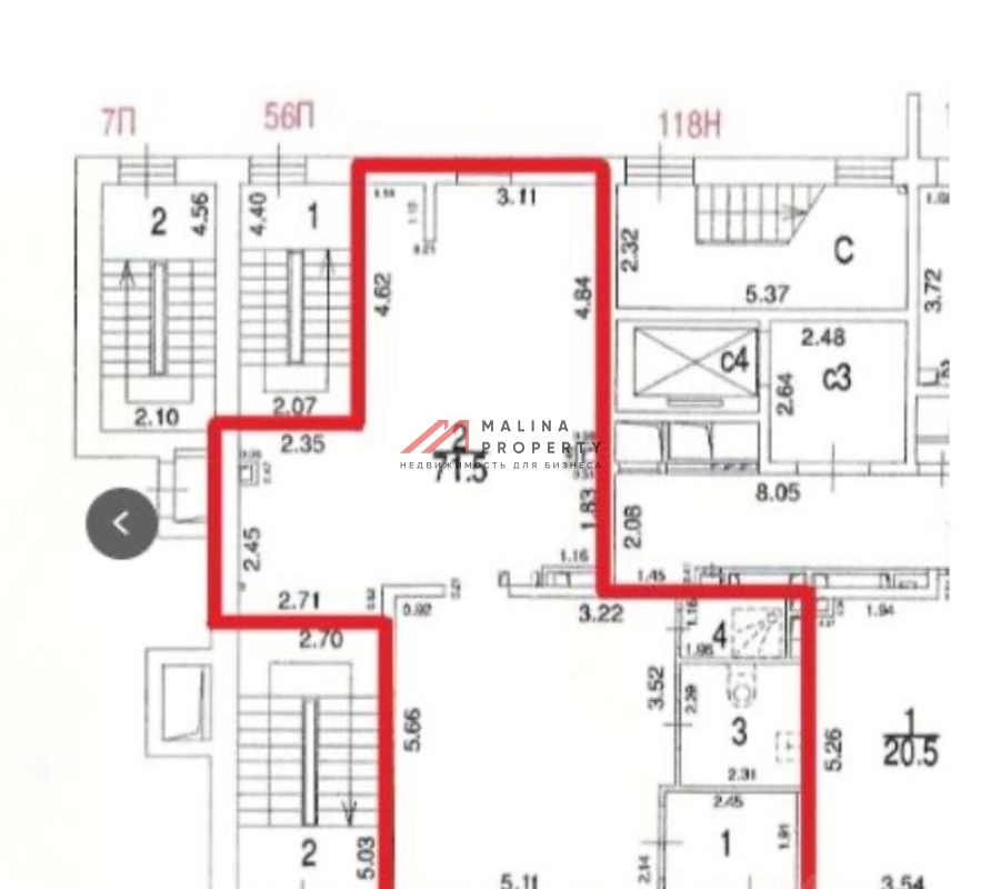 Продажа торгового помещения на Родниковой улице