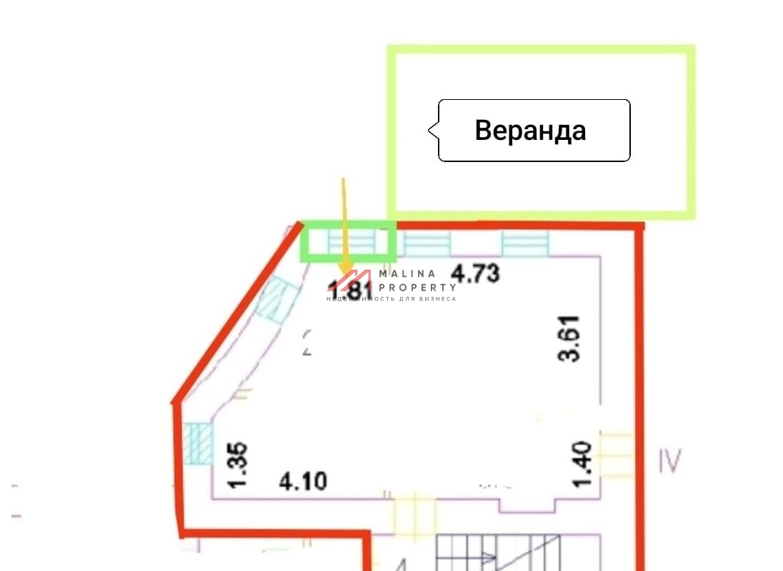 Аренда торгового помещения в Малом Гнездниковском переулке