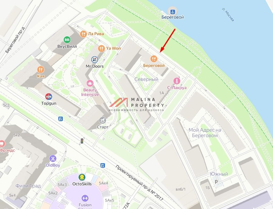 Продажа помещения в ЖК «Мой адрес На Береговом»