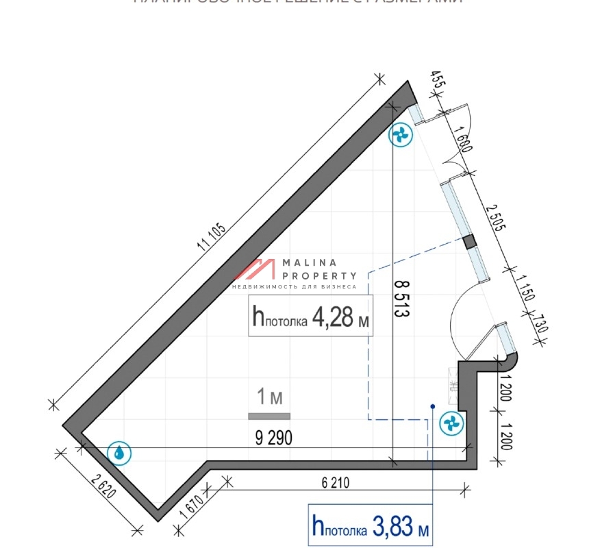 Продажа торгового помещения в бизнес центре Twist