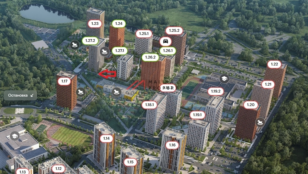 Продажа арендного бизнеса в ЖК "Одинцово-1"