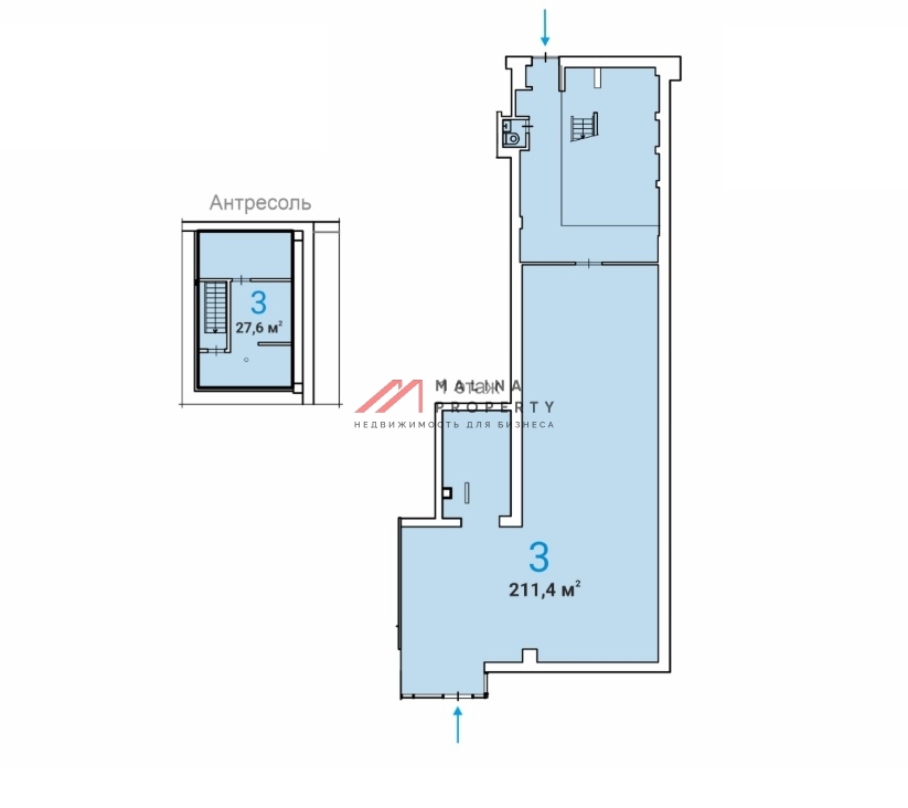 Продажа торгового помещения у метро Октябрьская 