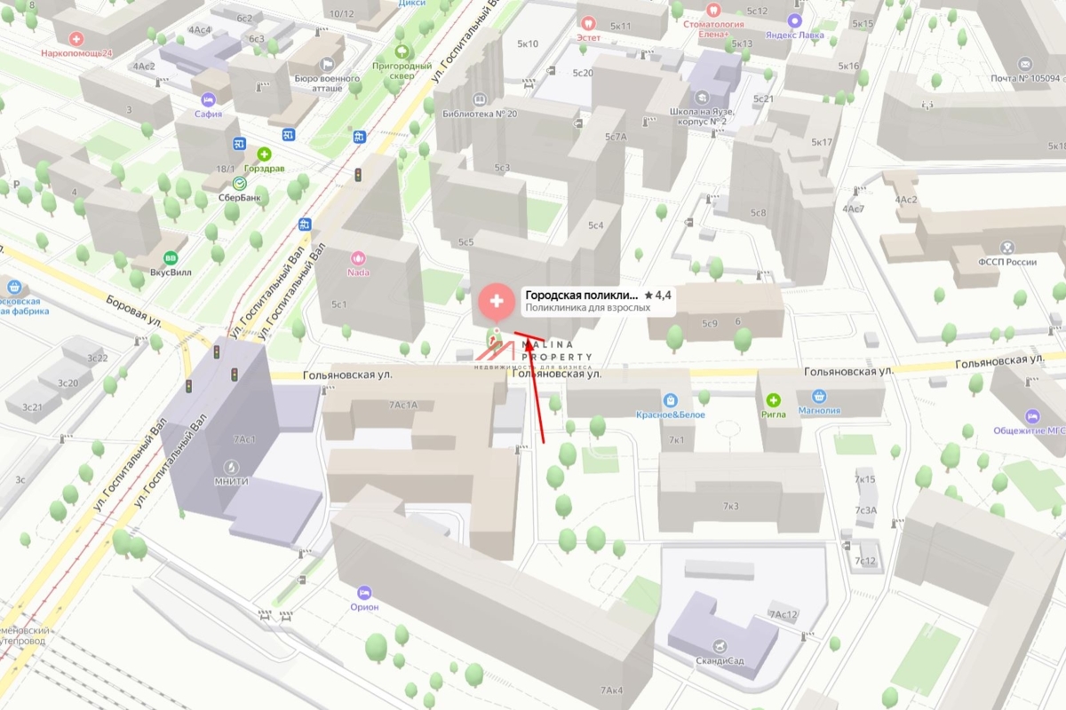 Аренда помещения под стоматологию на Электрозаводской