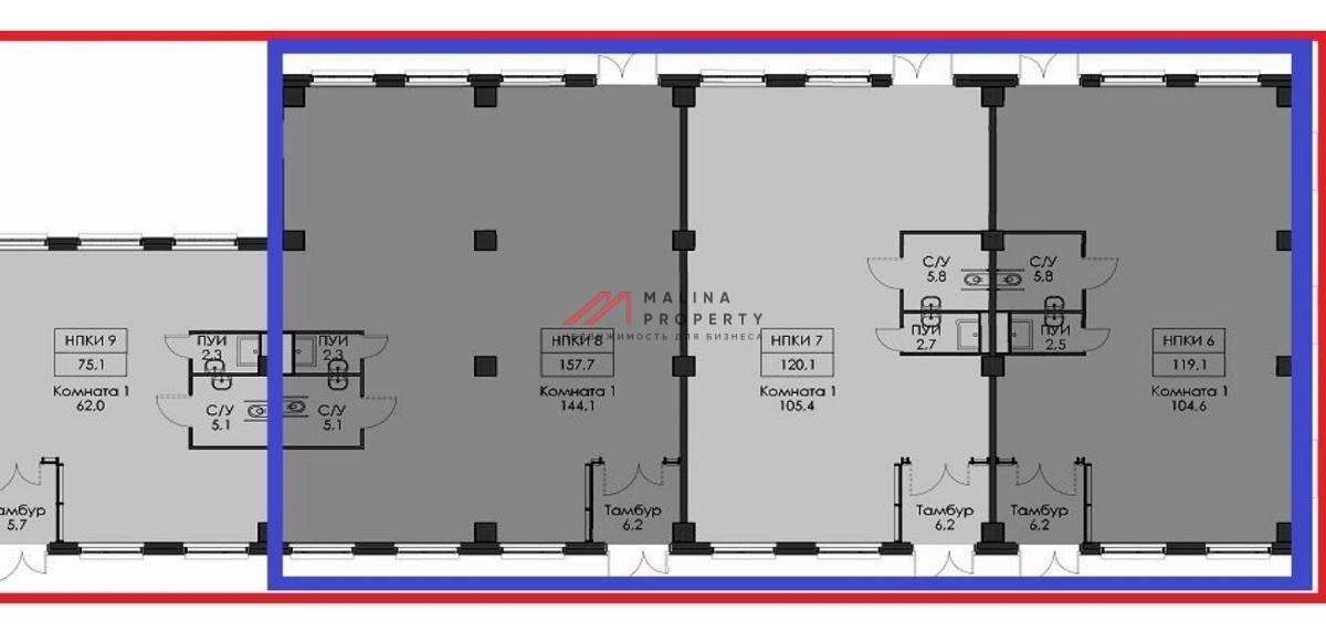 Продажа помещения под супермаркет в ЖК Никольские луга