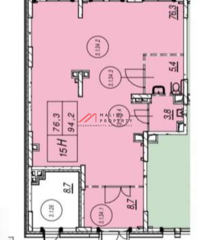 Аренда коммерческого помещения в ЖК "Мытищи Парк"