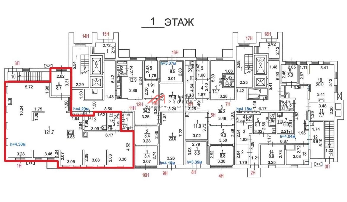 Продажа помещения с сетевыми арендаторами 
