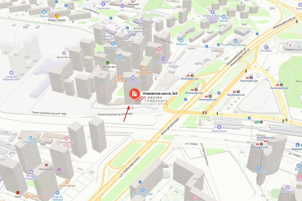 Аренда торгового помещения ЖК Матвеевский парк