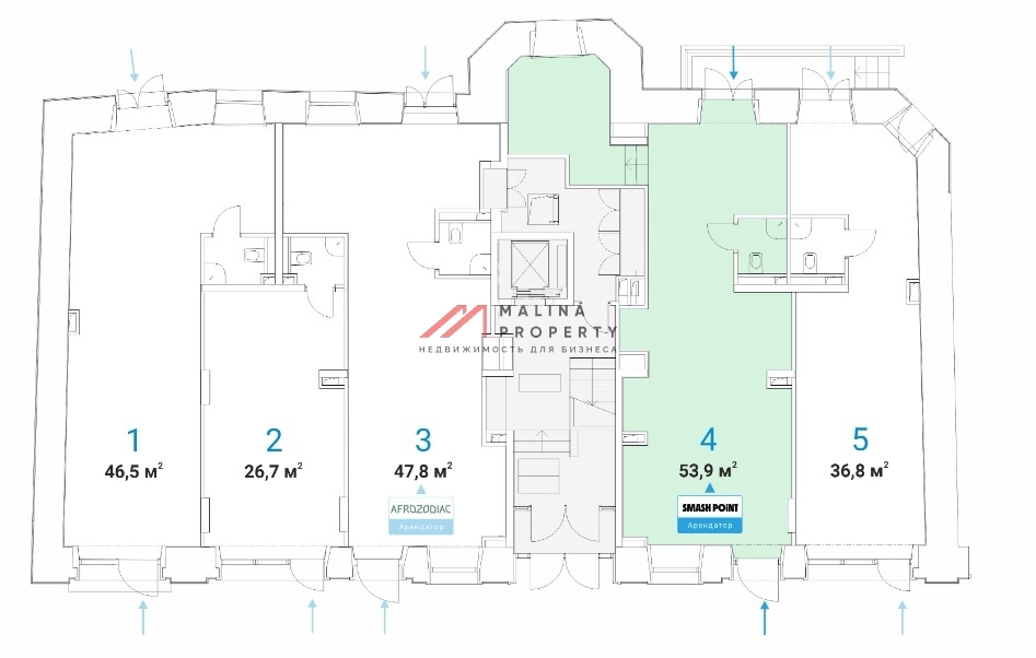 Продажа помещения с арендатором на Большой Бронной 