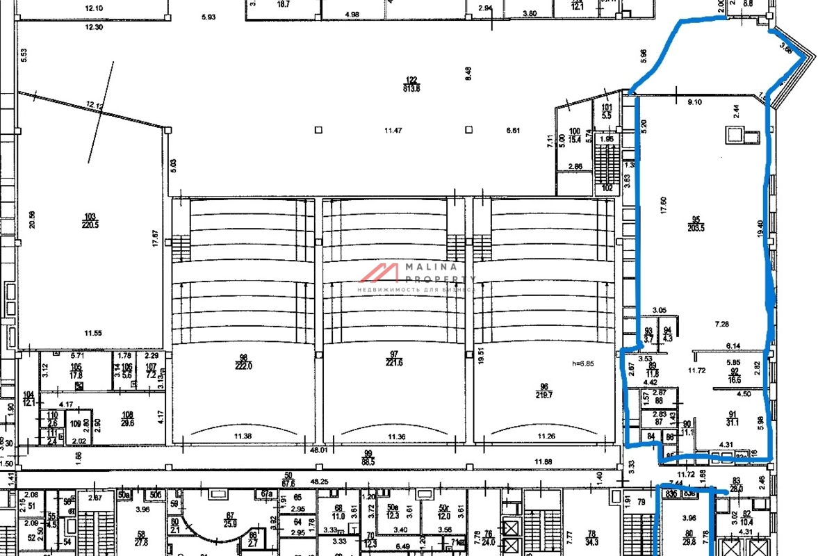 Аренда помещения под ресторан в ТЦ "Маркос Молл" 