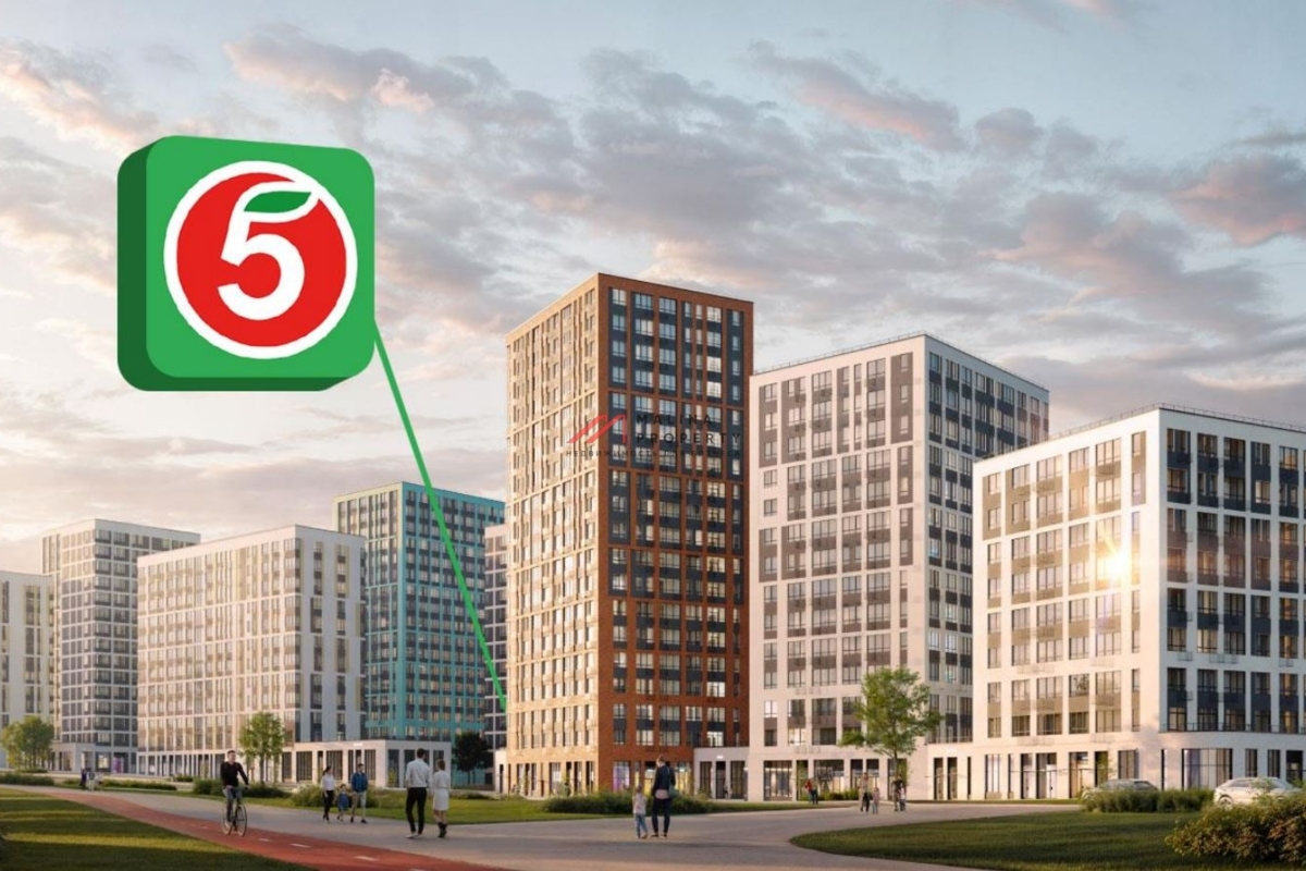 Продажа помещения с магазином Пятерочка в ЖК "Скандинавия"