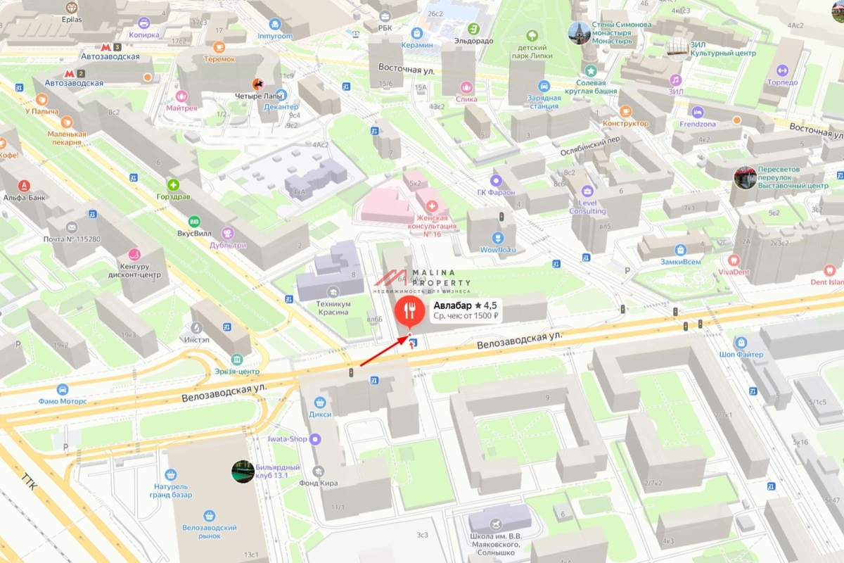 Аренда помещения под общепит на Автозаводской