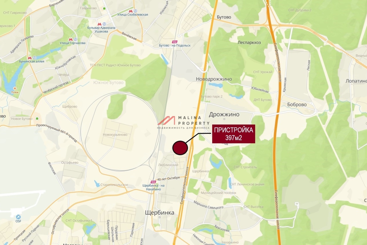 Продажа помещения под супермаркет в ЖК Никольские луга