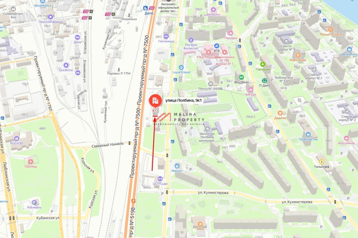 Продажа помещения с сетевыми арендаторами