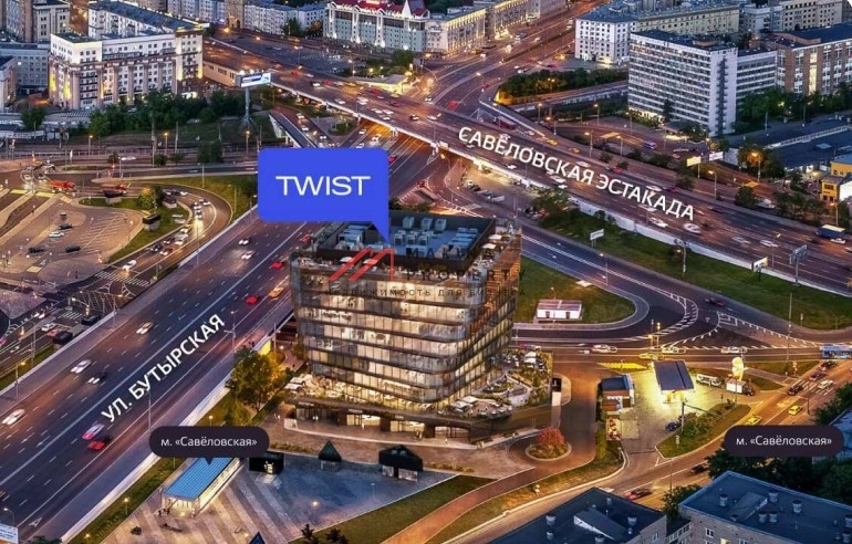 Продажа торгового помещения в бизнес центре Twist