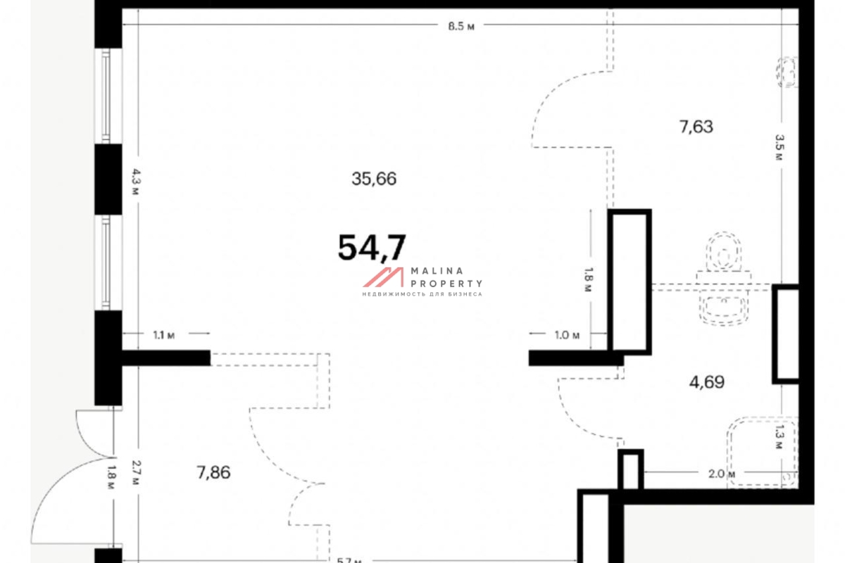 Продажа арендного бизнеса в ЖК "Середневский лес"