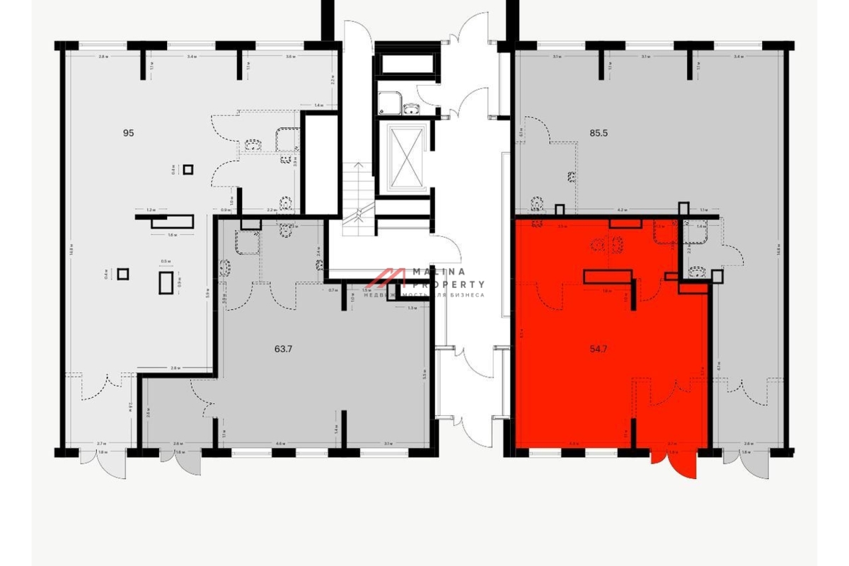 Продажа арендного бизнеса в ЖК "Середневский лес"