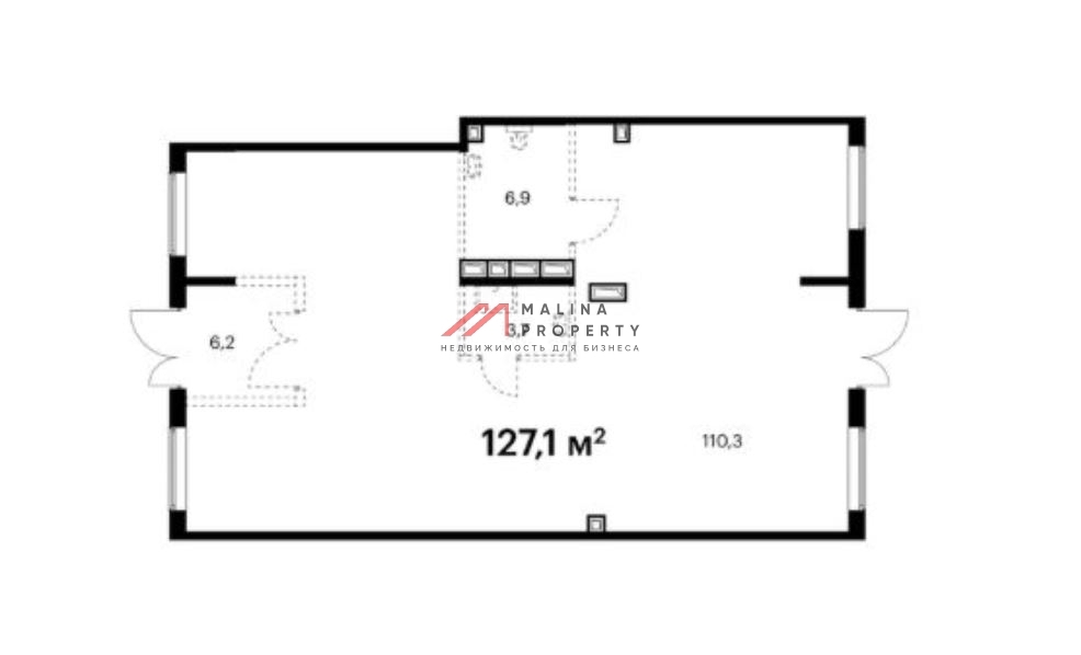 Аренда торгового помещения в ЖК Ильинские луга