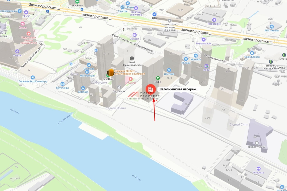 Аренда торгового помещения на Шелепихинской набережной