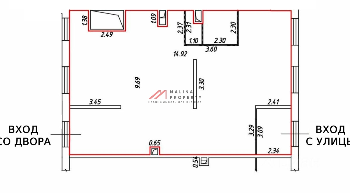 Продажа торгового помещения с арендатором в ЖК "Лефортово парк" 