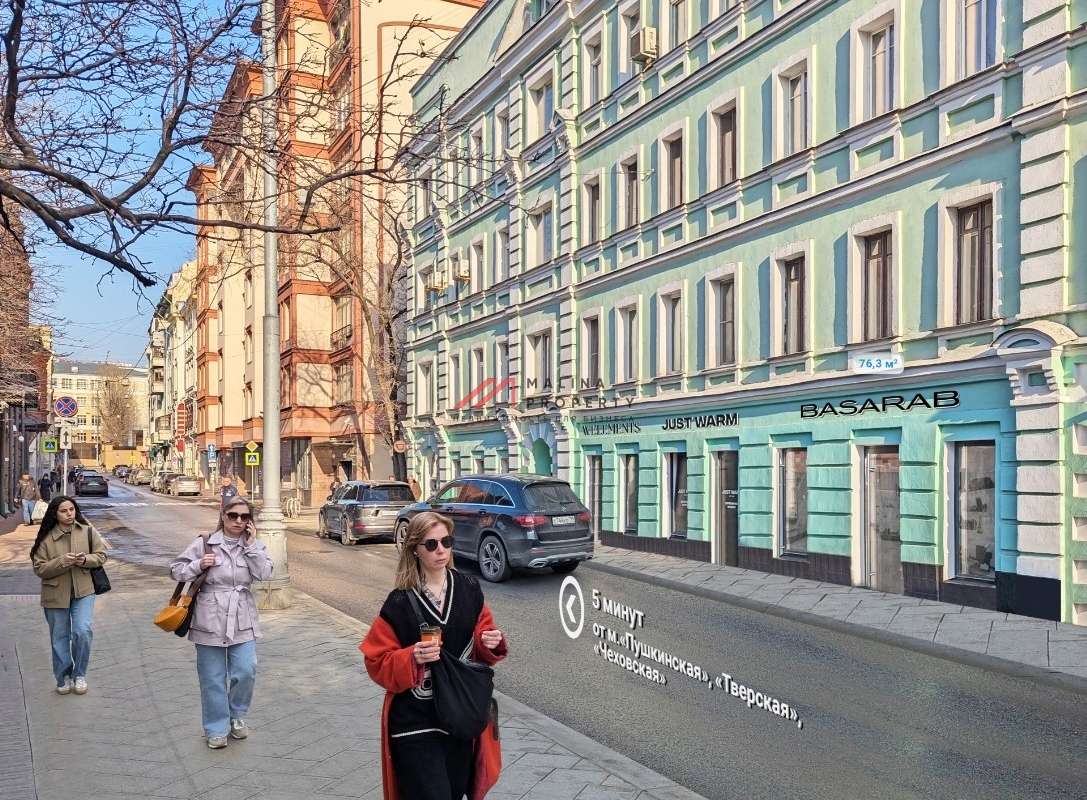 Продажа помещения с арендатором в районе Патриаршие пруды 