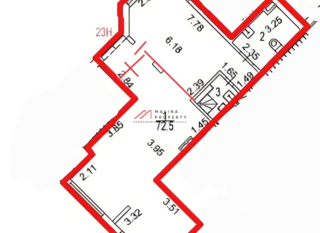 Продажа торгового помещения с арендатором Минимаркет 