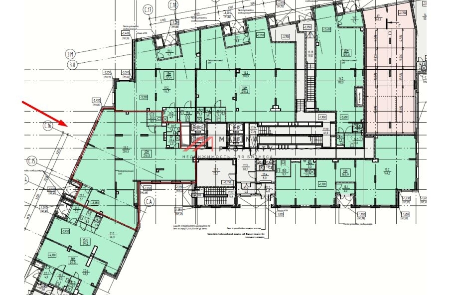 Аренда торгового помещения в жилом комплексе "Parkside"
