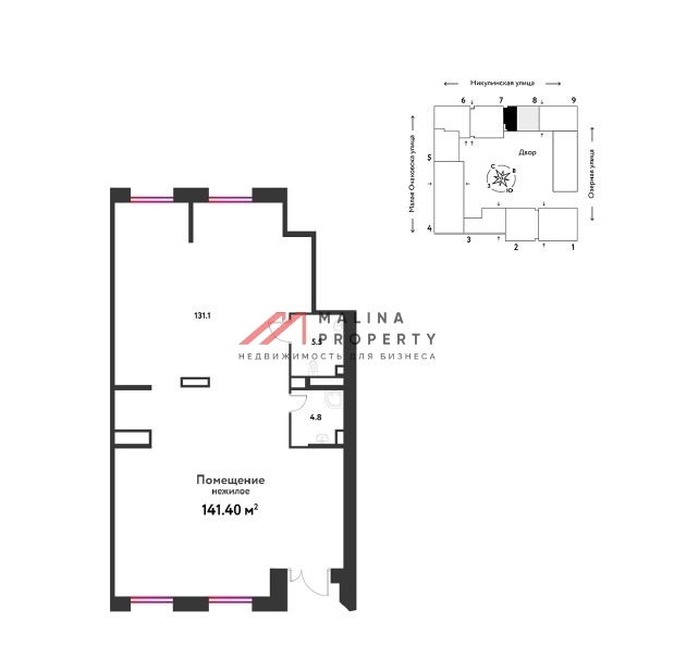 Продажа торгового помещения в ЖК "Страна Озерная"