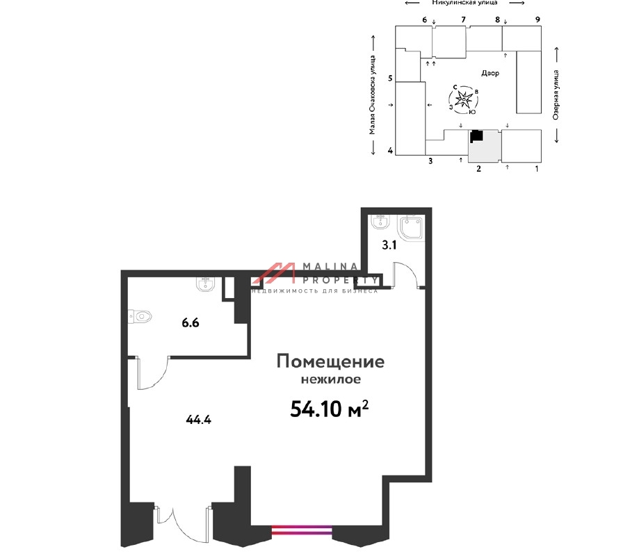 Продажа торгового помещения в ЖК "Страна Озерная"